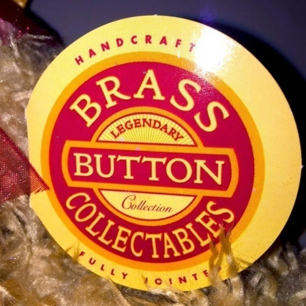 NWT Brass Button Collectables Bear ROSIE‎